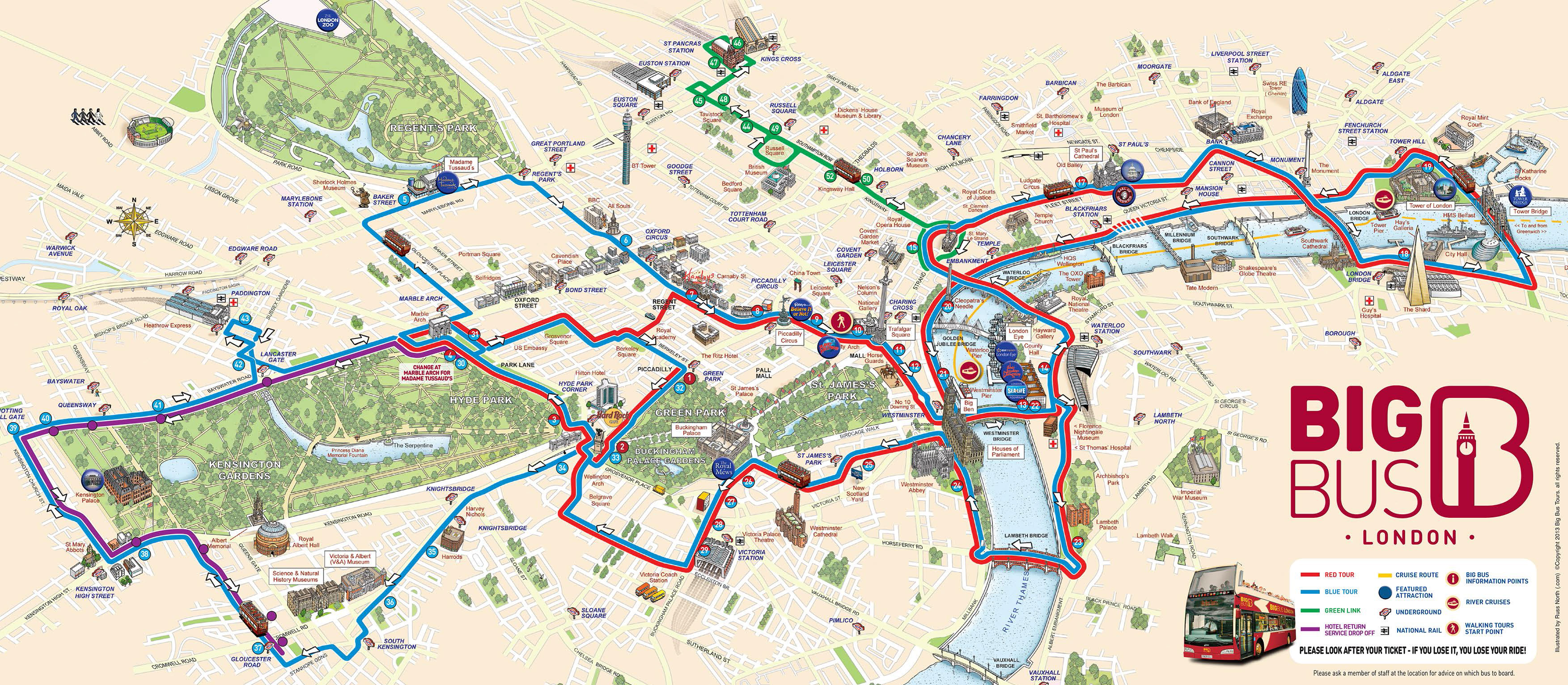 Plan Et Carte Touristique De Londres Monuments Et Circuits